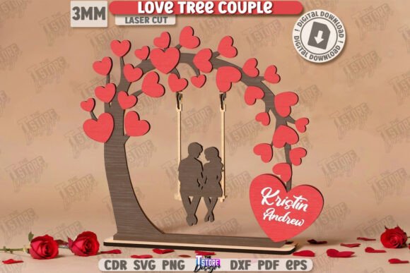Download Valentine’s Day Decor Laser Cut | Couple - Premium Resources